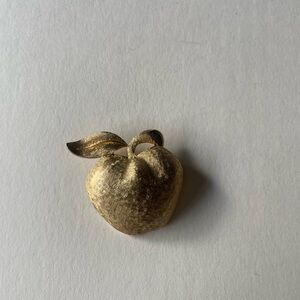Coro Apple brooch